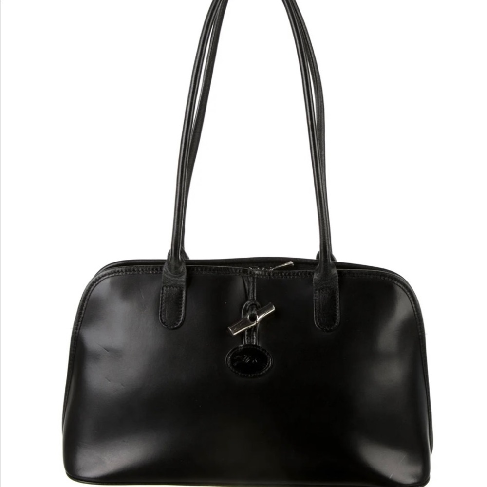 LONGCHAMP VINTAGE WOMEN LEATHER SHOULDER BAG